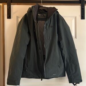 Helly Hansen Men's Dark Green Ski Jacket